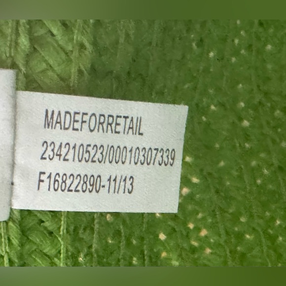 Fedora Vibrant Green Women's Straw Hat with green Ribbon Band Size OS - Picture 6 of 7